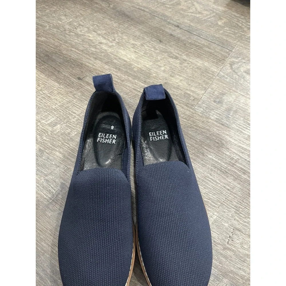 eileen fisher stretch‎ Slip On Shoes Size 5 Lindy. Lightweight minimalistic Navy